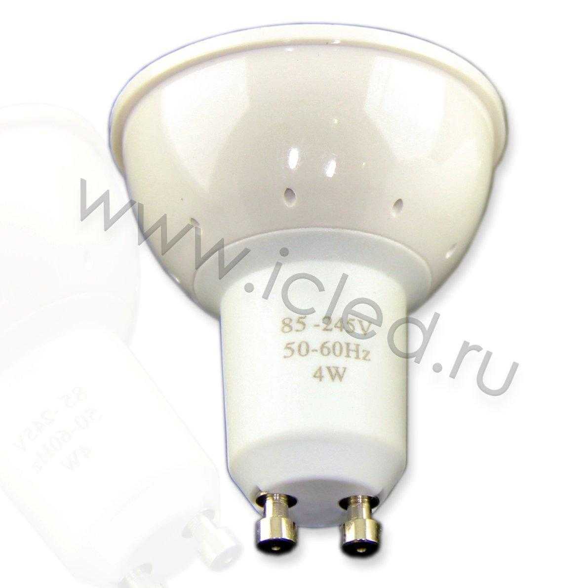 Светодиодные лампы Светодиодная лампа IC-GU10 (4W, 220V, White)