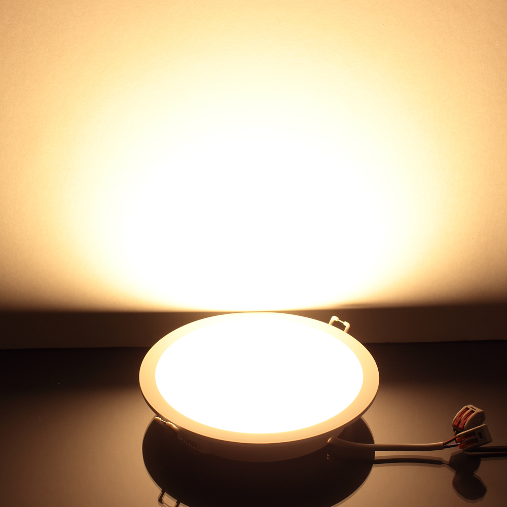 Светодиодные светильники Светодиодный светильник  OM10 (220V, 15W, round D170mm, warm white)
