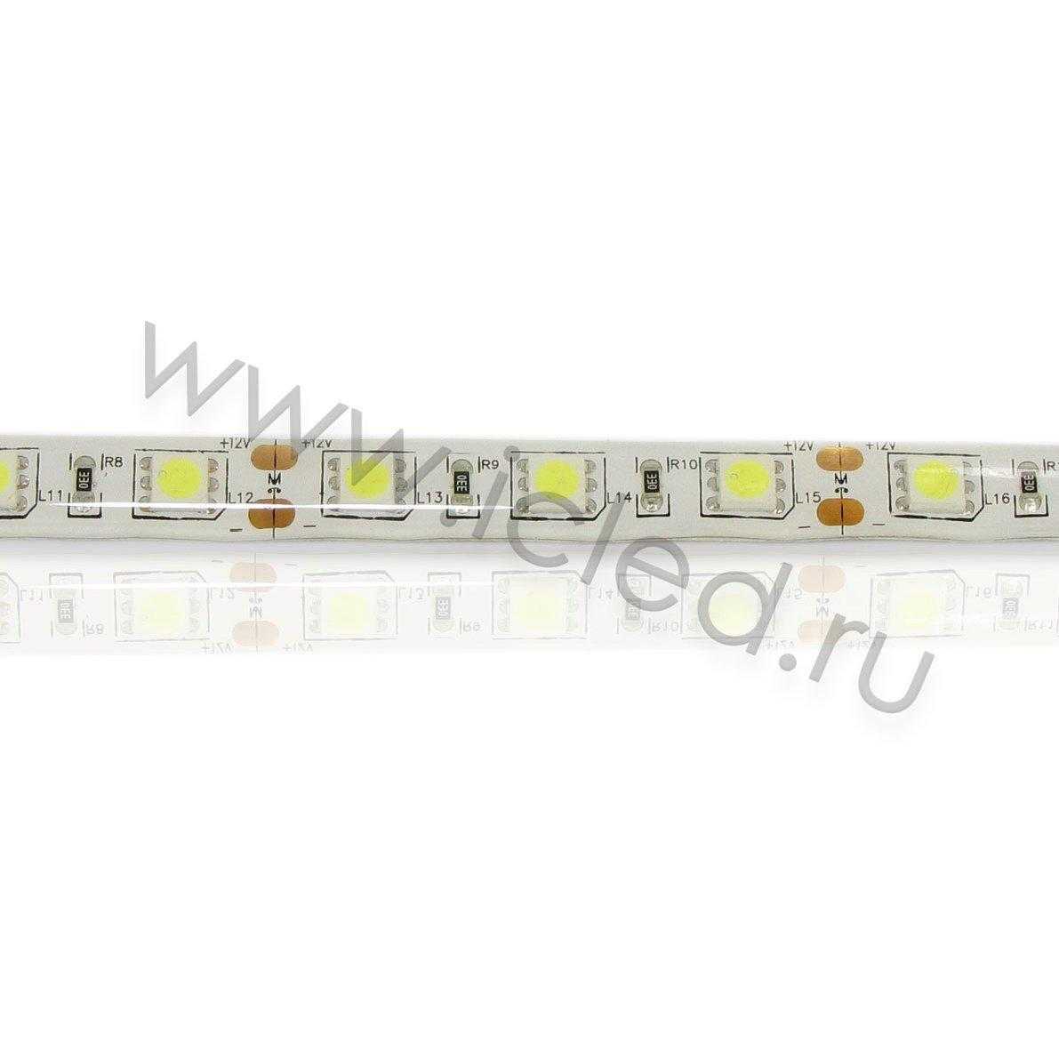 Влагозащищенные светодиодные ленты Светодиодная лента Standart PRO class, 5050, 60led/m, White, 12V, D34, IP65 Icled