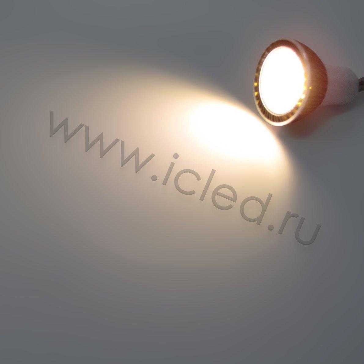 Светодиодная лампа IC-MR16-COB (3W, 220V, Warm White)
