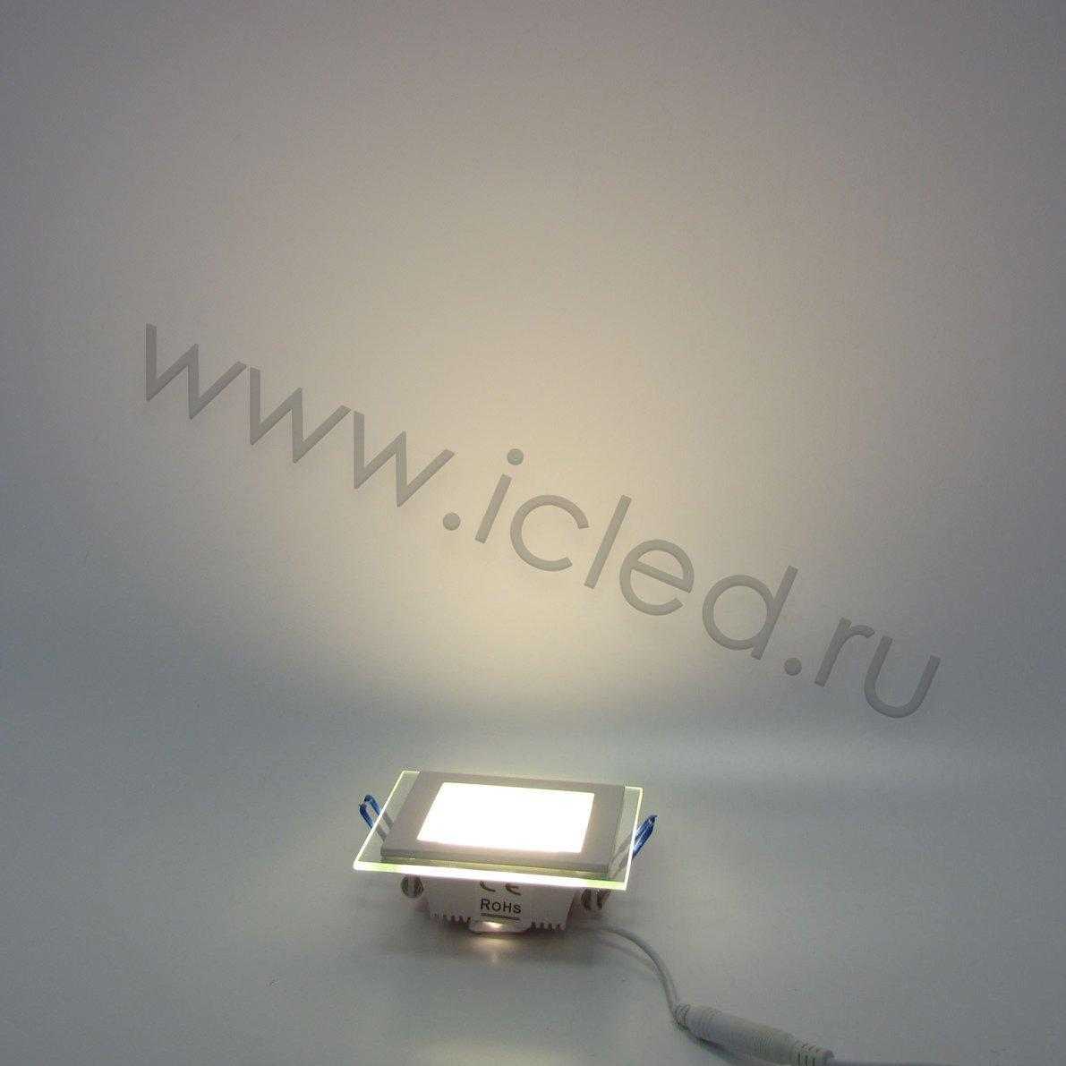 Светодиодные светильники Светодиодный светильник встраиваемый IC-SW L100  (6W, Warm White)