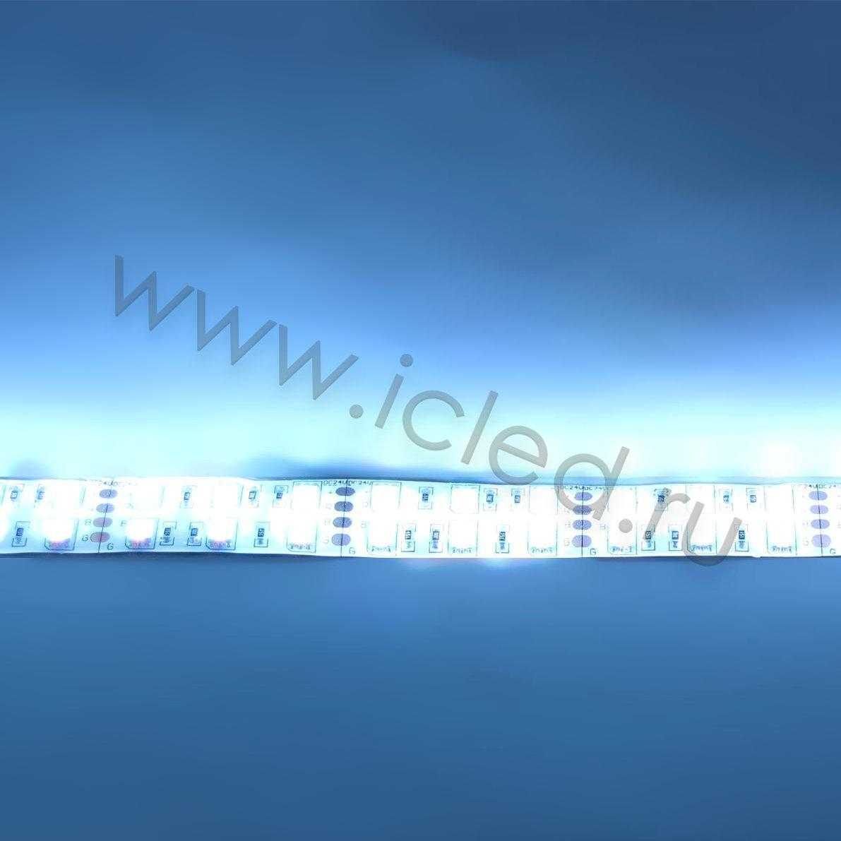 Влагозащищенные светодиодные ленты Светодиодная лента Standart PRO class, 5050, 120 led/m, RGB, 24V, IP65 Icled