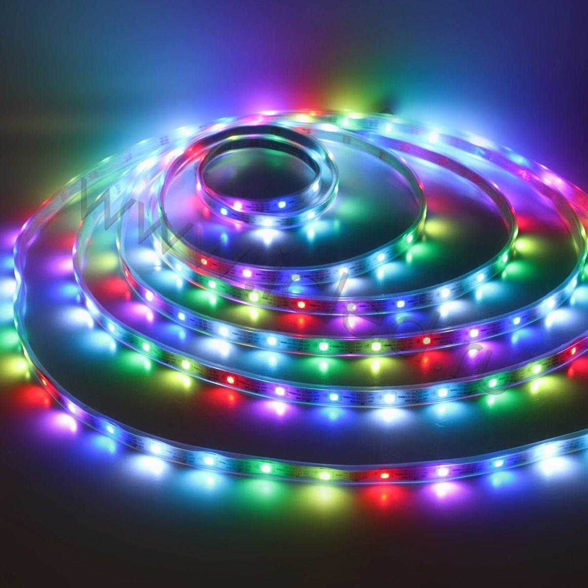Управляемые светодиодные ленты Светодиодная лента 5050, 30 led/m, A31, RGB-SPI (WS2811A), 5V, IP67 Icled