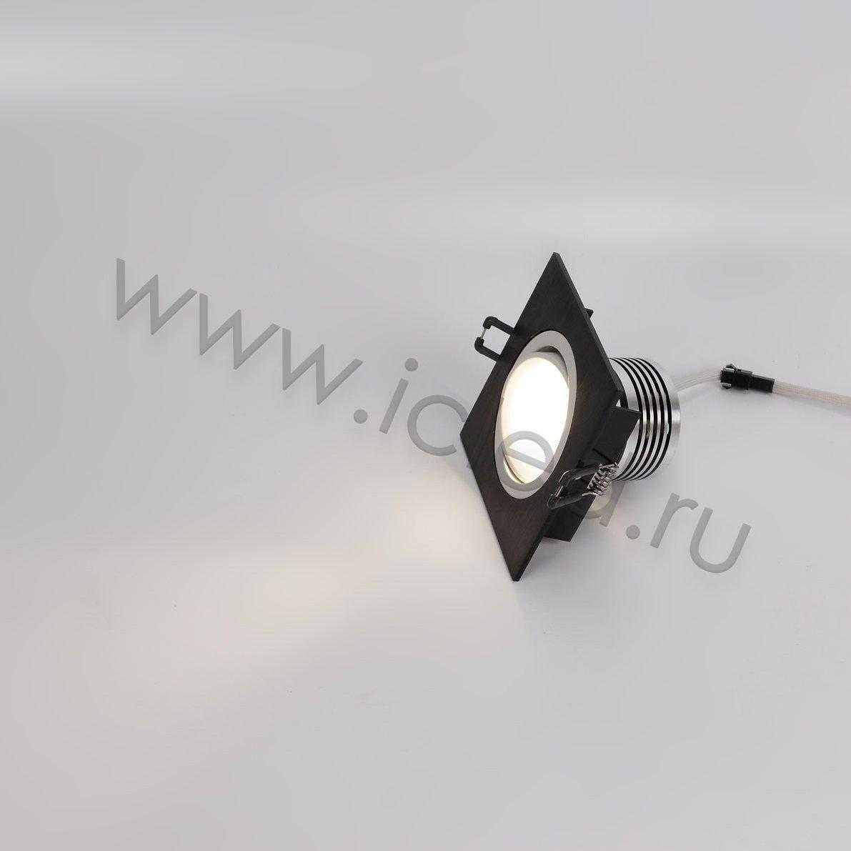 Светодиодный светильник встраиваемый 99-1 head Nest Series Black Square (5W,Day White)