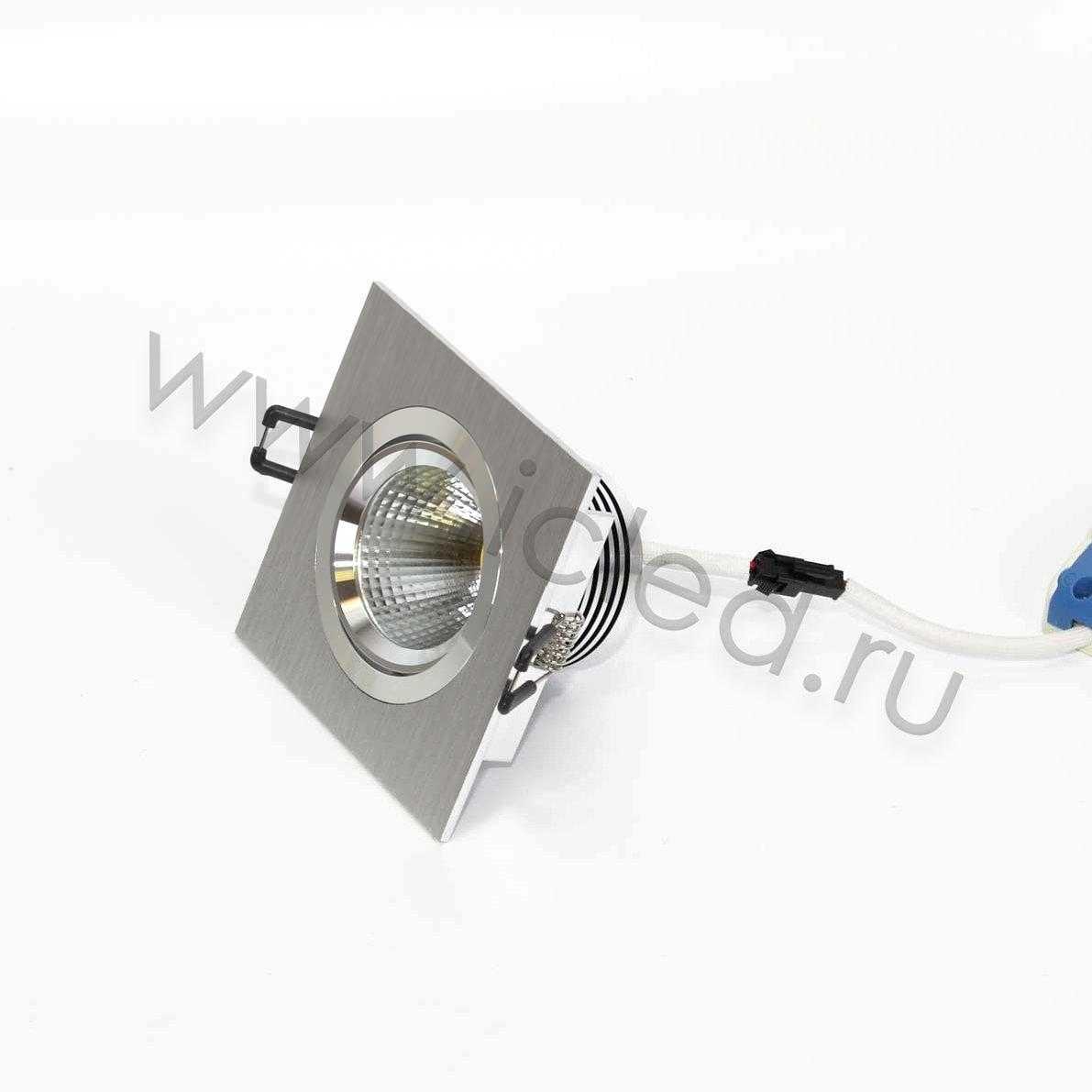 Светодиодный светильник встраиваемый 98.1 series silver housing BW81 (5W,220V,day white)