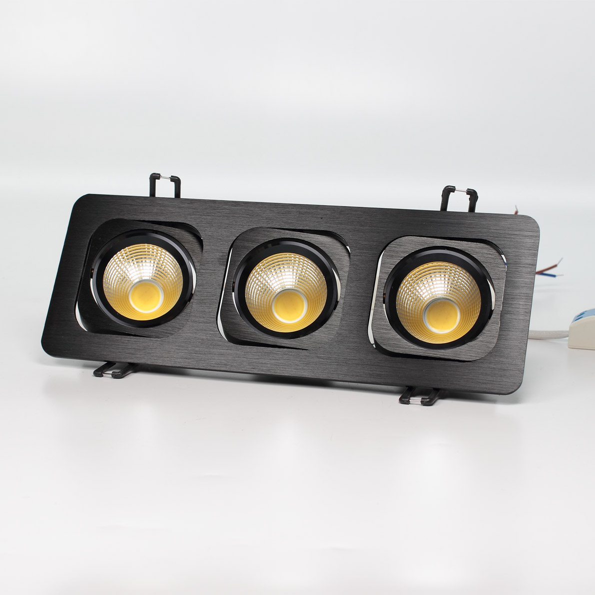 Светодиодные светильники Светодиодный светильник встраиваемый 98.1 series black housing BW159 (15W,220V,day white)