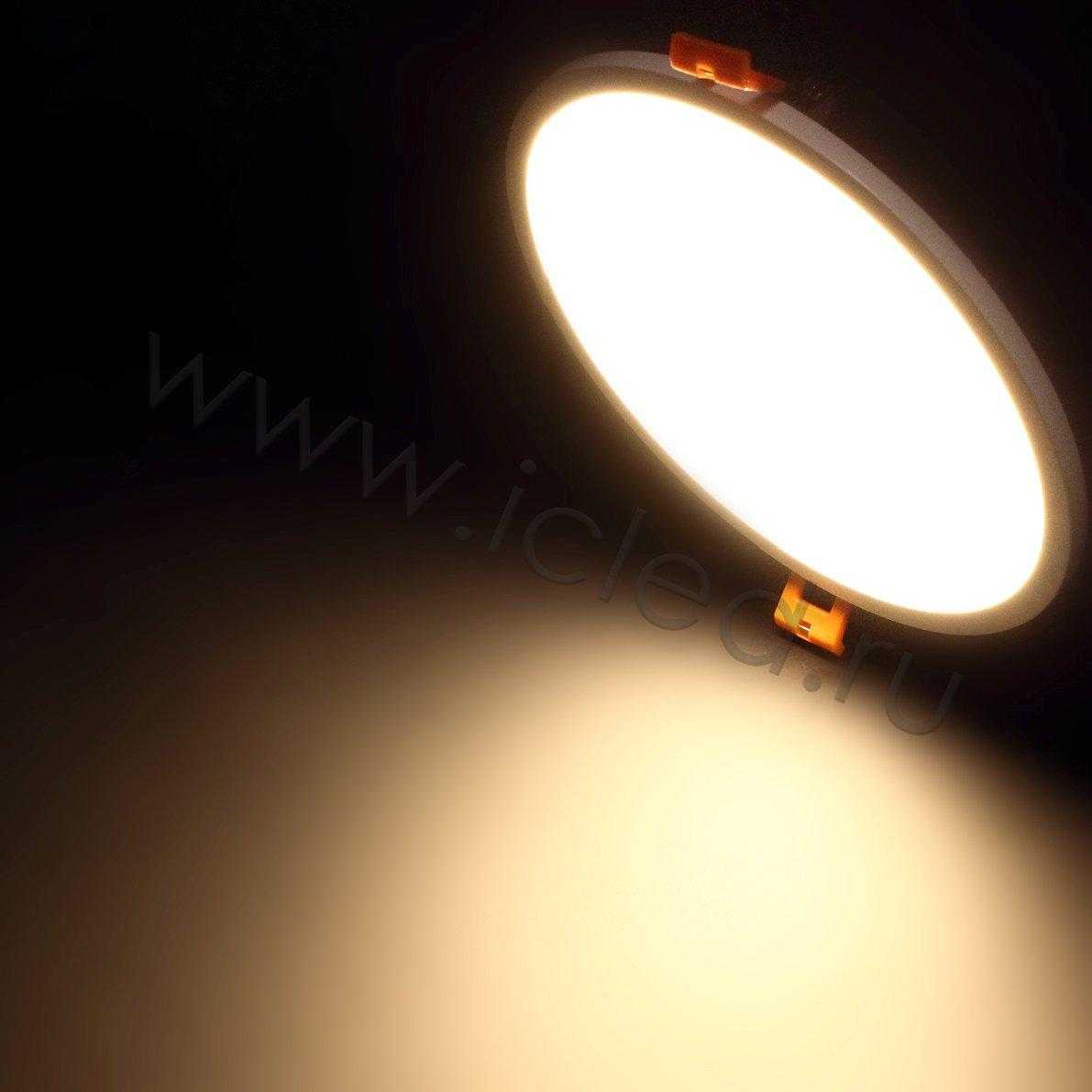 Светодиодные светильники Светодиодный светильник MBD-101 MB19 (22W, round, warm white)