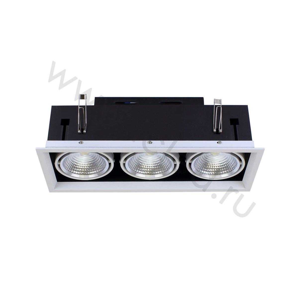 Светодиодные светильники Светодиодный светильник карданный AR90-3 OD3 (220V, 3х20W, white)