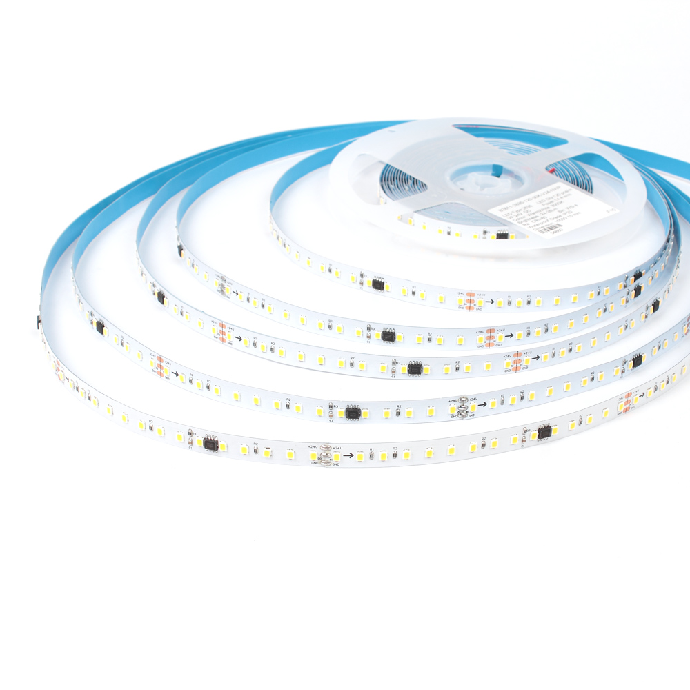 Управляемые светодиодные ленты Светодиодная лента SPI 2835 120 led/m, warm white, WS2811, 24V, 10m, IP20, А486 Icled