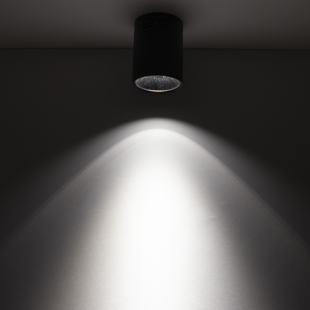 Светодиодные светильники Светодиодный светильник накладной JH-MZ-T7W B95 (220V, 7W, черный корпус, day white)